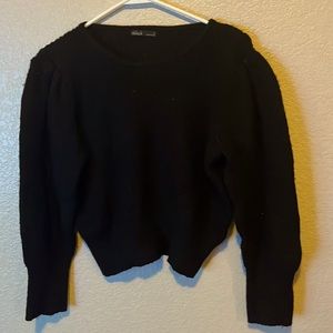 Simple black sweater